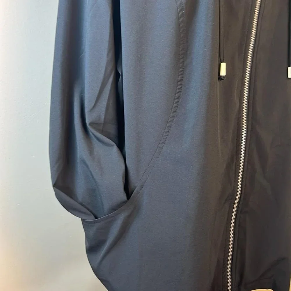 Lane‎ Bryant Black Zip Up Lightweight Jacket Women's Plus Size 26/28